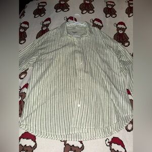 Abercrombie Oversized Linen Button Up